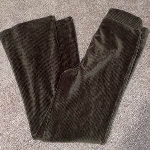 Corduroy cropped pants